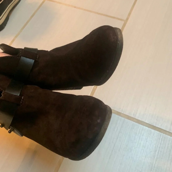 Rag and  Bone Brown Suede Harrow Ankle Booties 37 - Picture 12 of 16